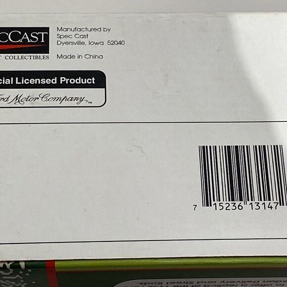 Publix Multicolor 1932 Ford Sedan Delivery Open Wheel Street Rod Christmas - Picture 8 of 8